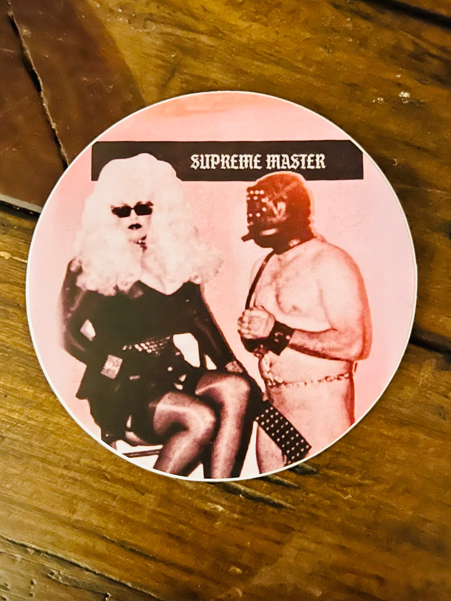 SUPREME MASTER sticker