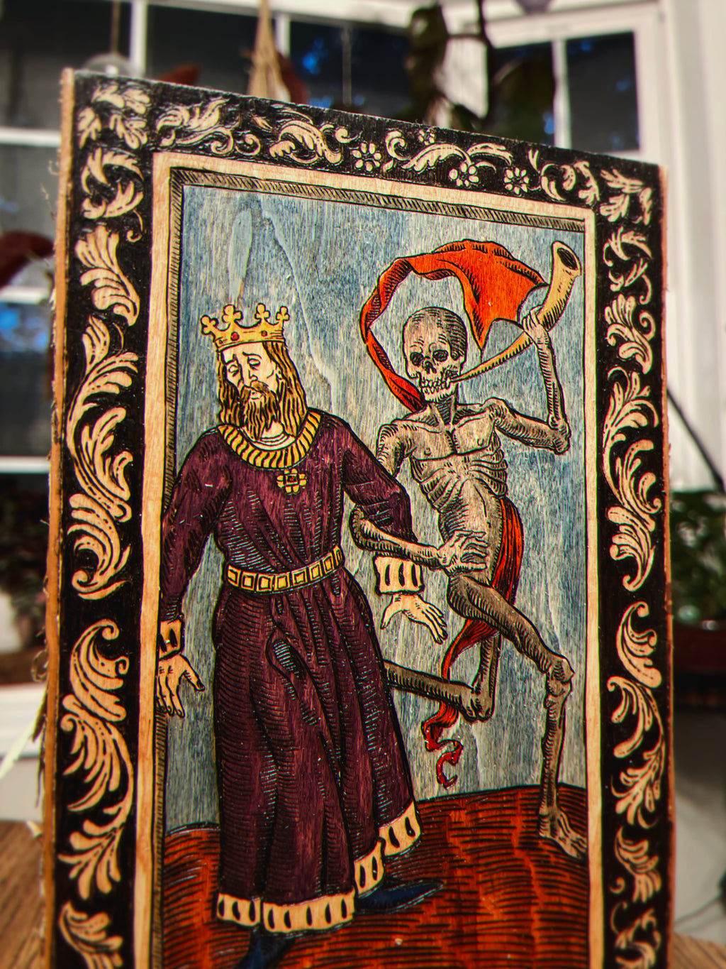 Dance Macabre Wood Burning