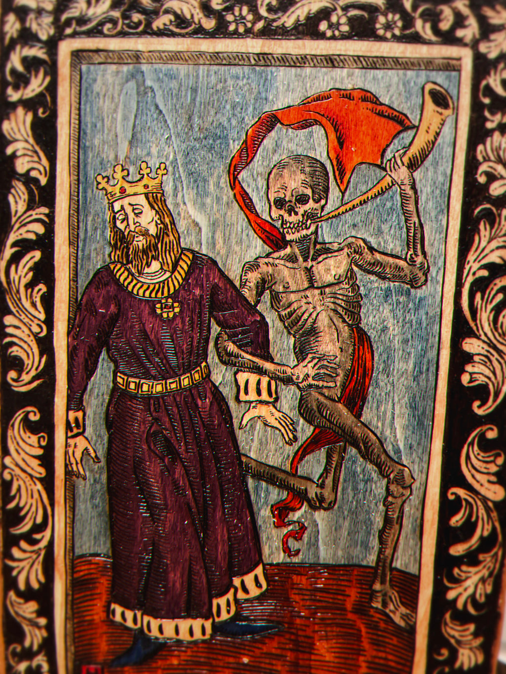 Dance Macabre Wood Burning