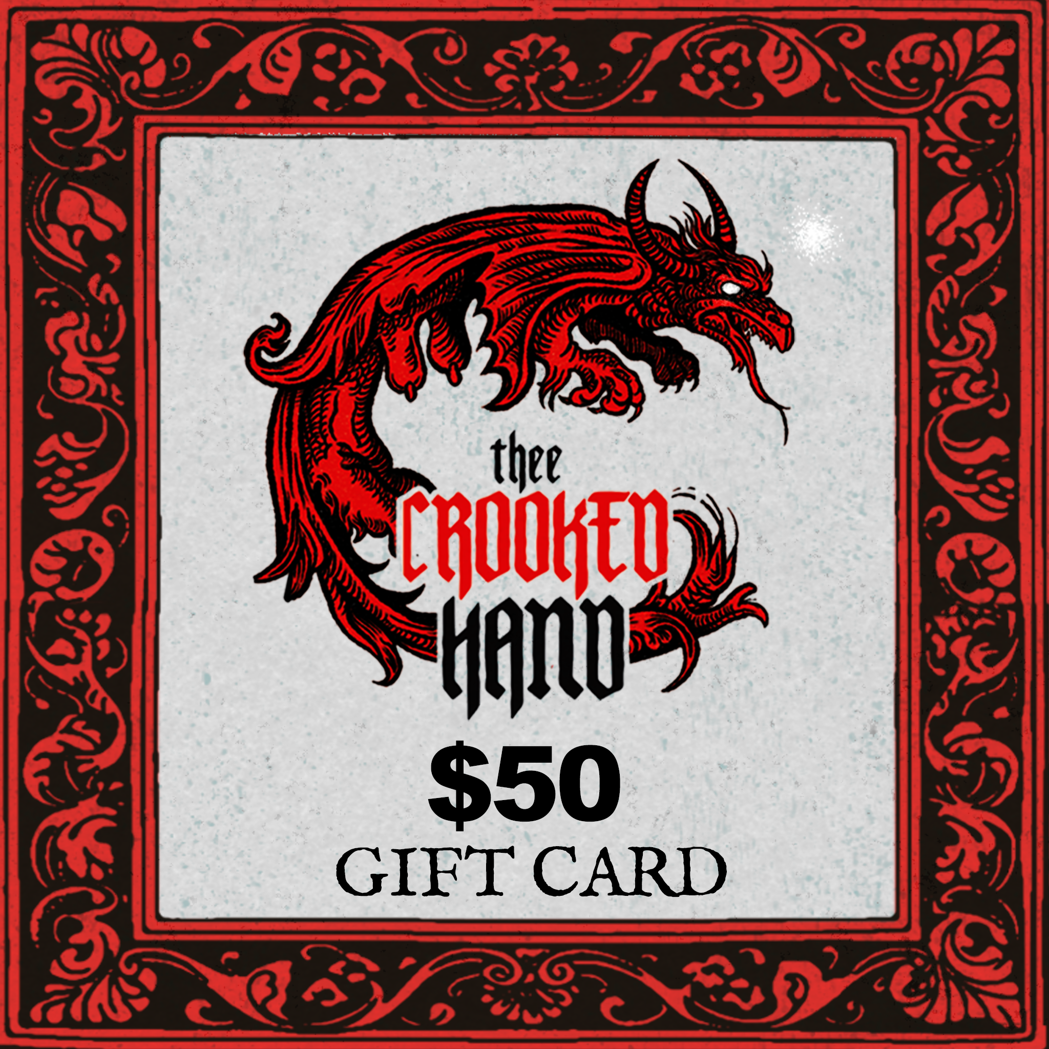 Thee Crooked Gift Card $50