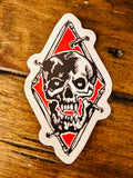 SWORD AND SKULL STICKER