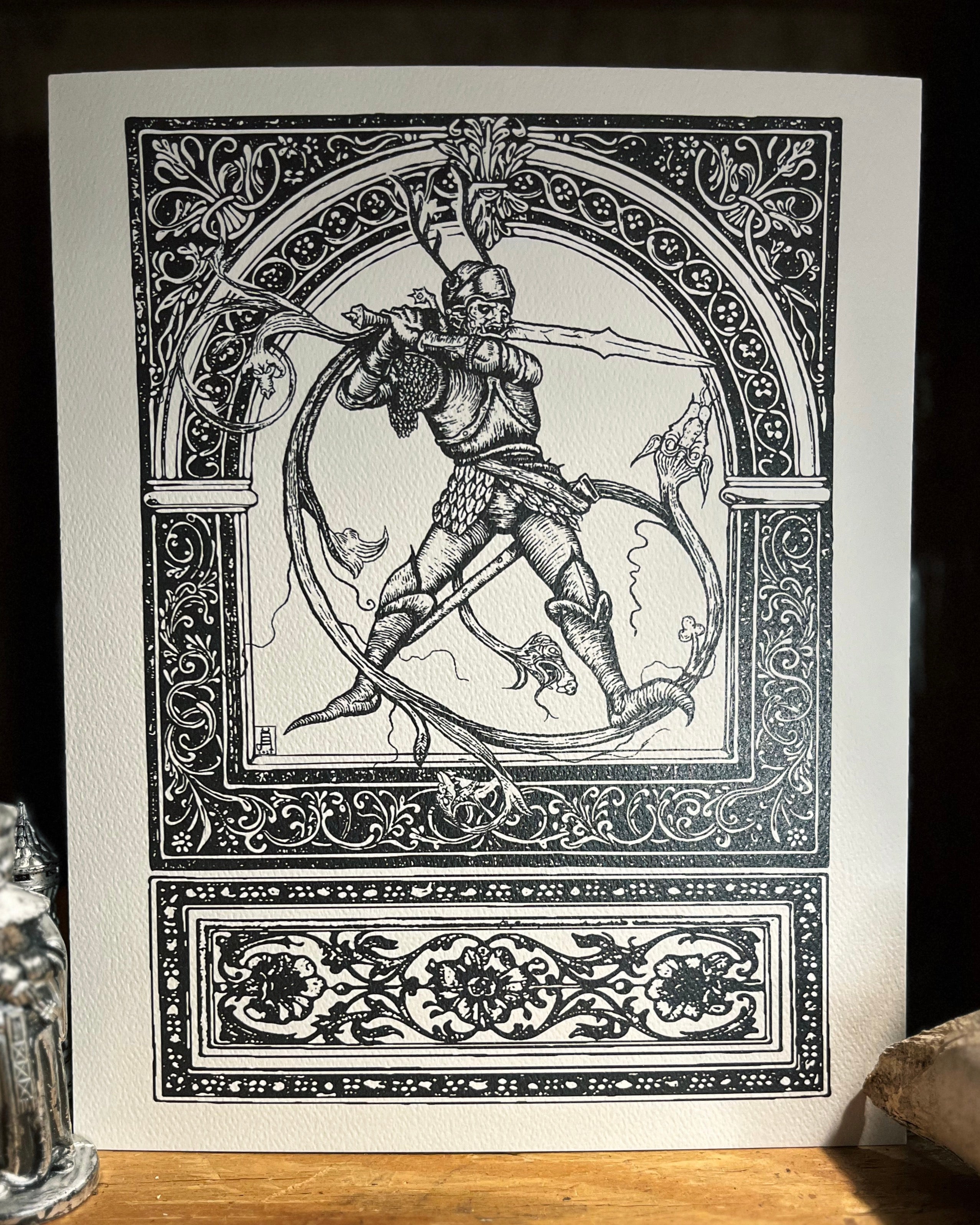 DEMON KNIGHT art print