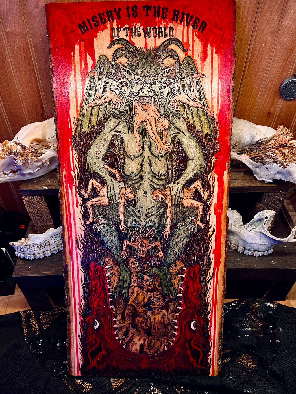 A Hungry Hell Wood Burning