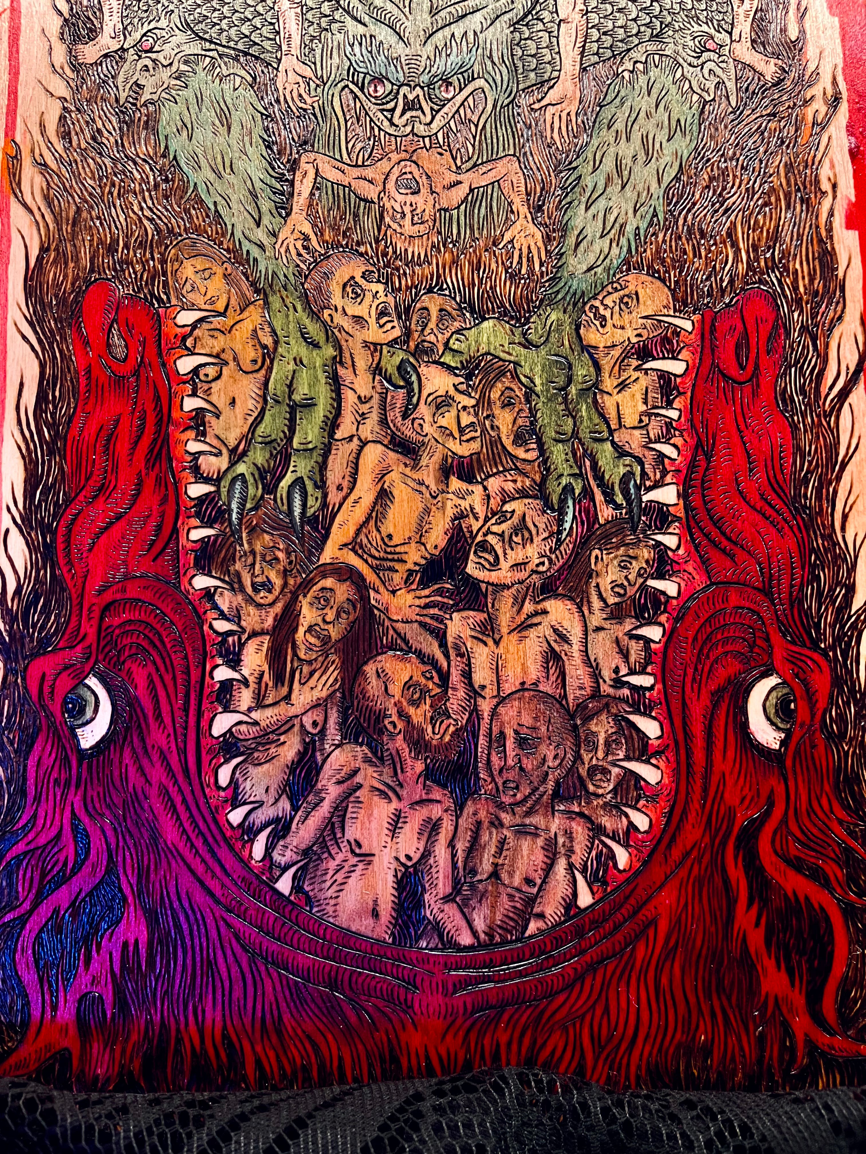 A Hungry Hell Wood Burning