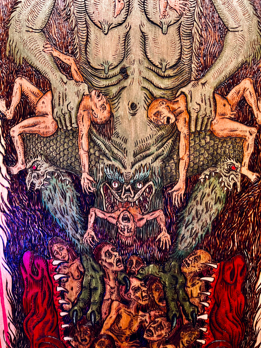 A Hungry Hell Wood Burning