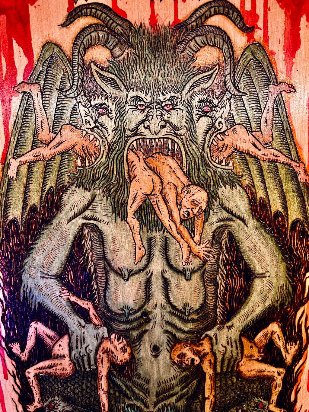 A Hungry Hell Wood Burning