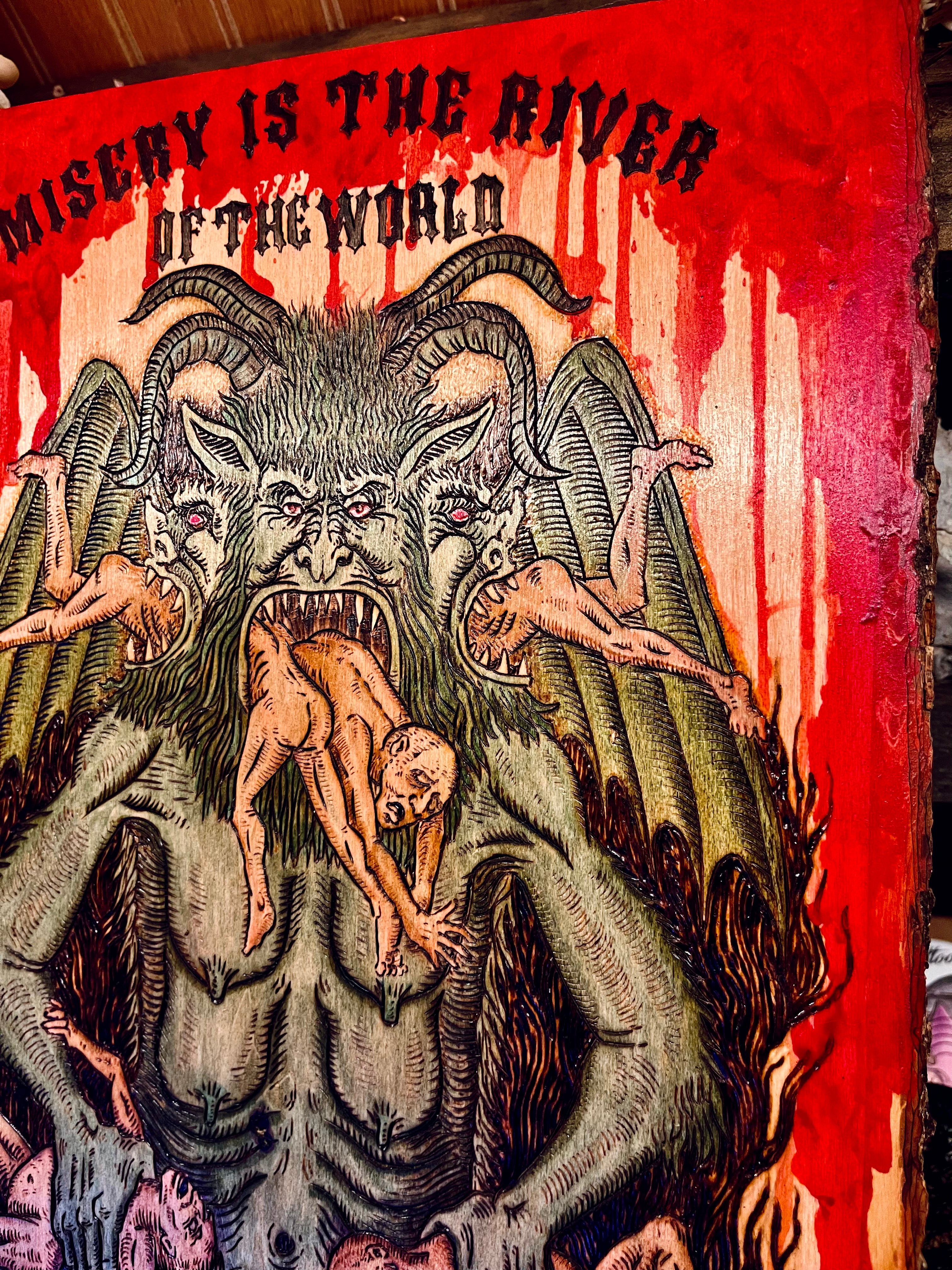 A Hungry Hell Wood Burning