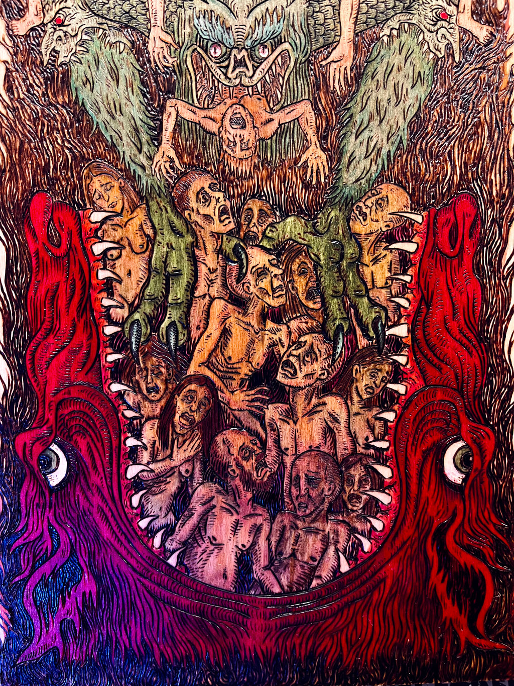 A Hungry Hell Wood Burning