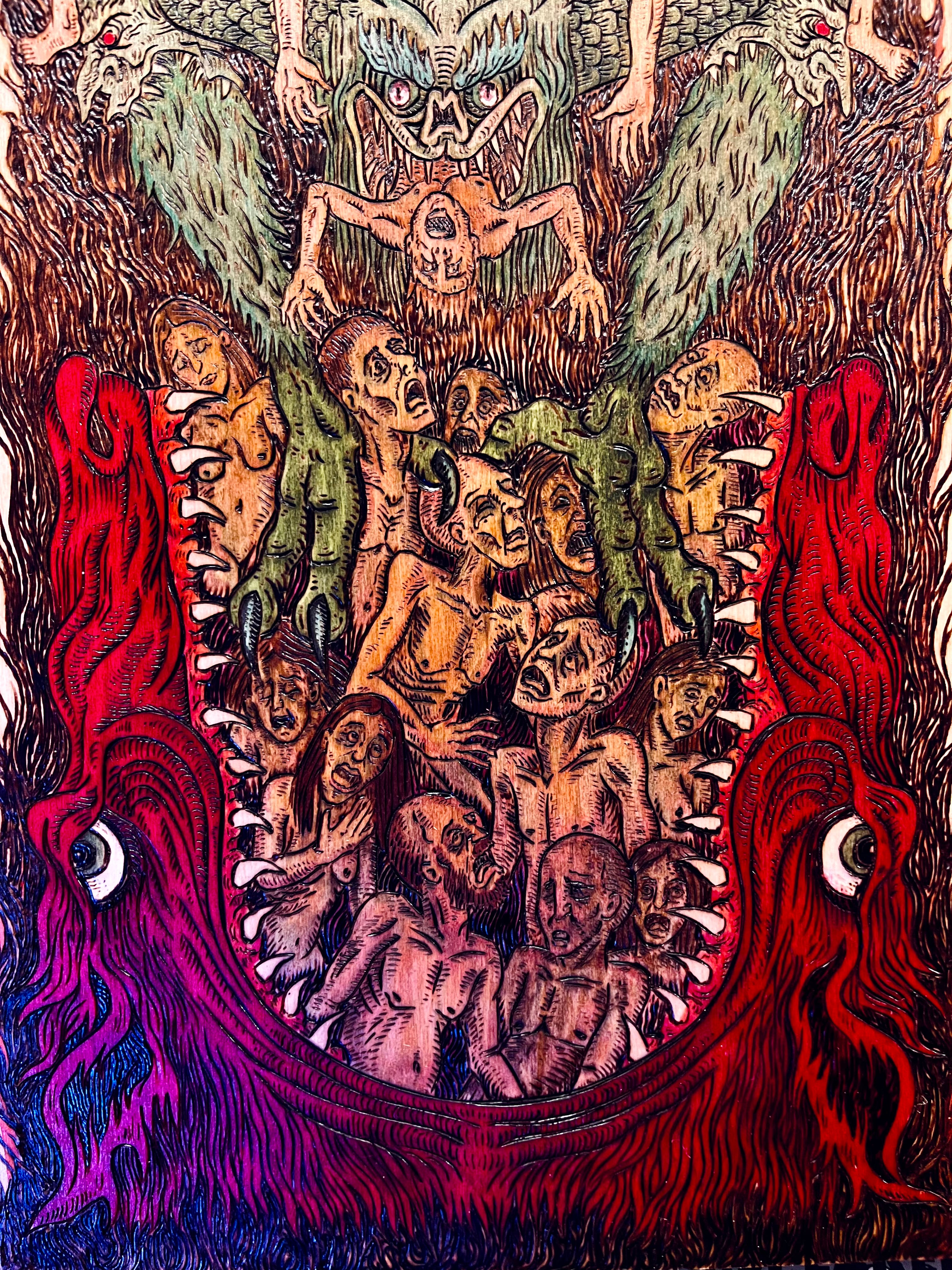 A Hungry Hell Wood Burning