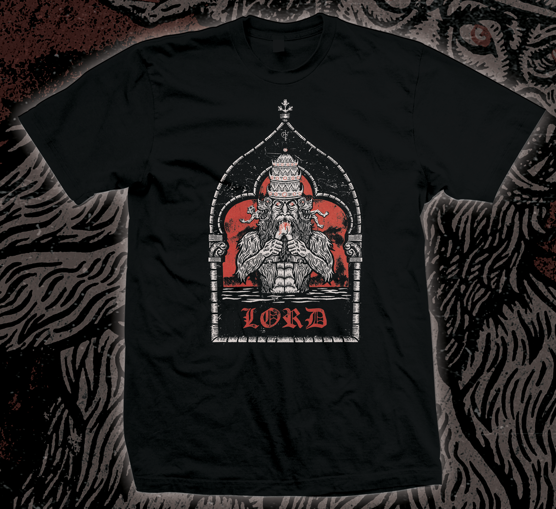 LORD HELL Medieval Devil T-Shirt