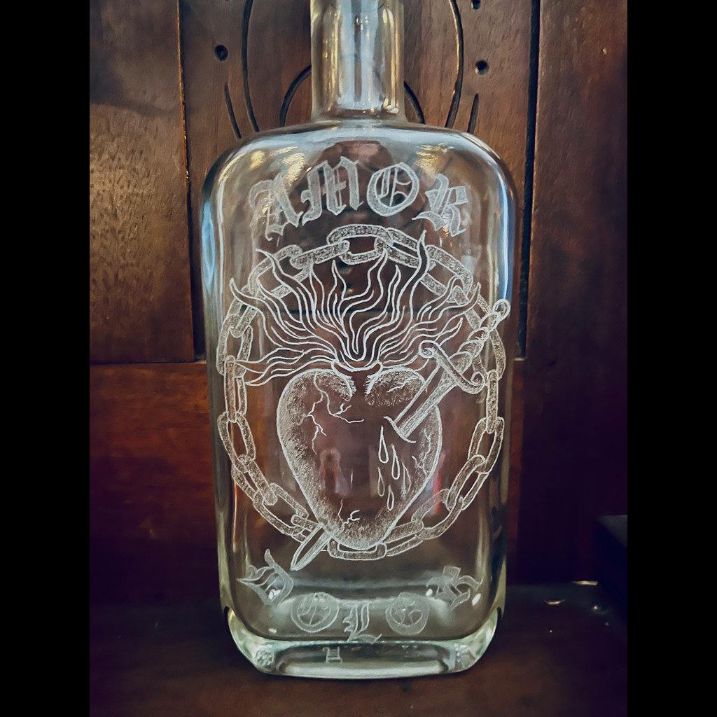 AMOR DOLOR | Engraved Whiskey Bottle