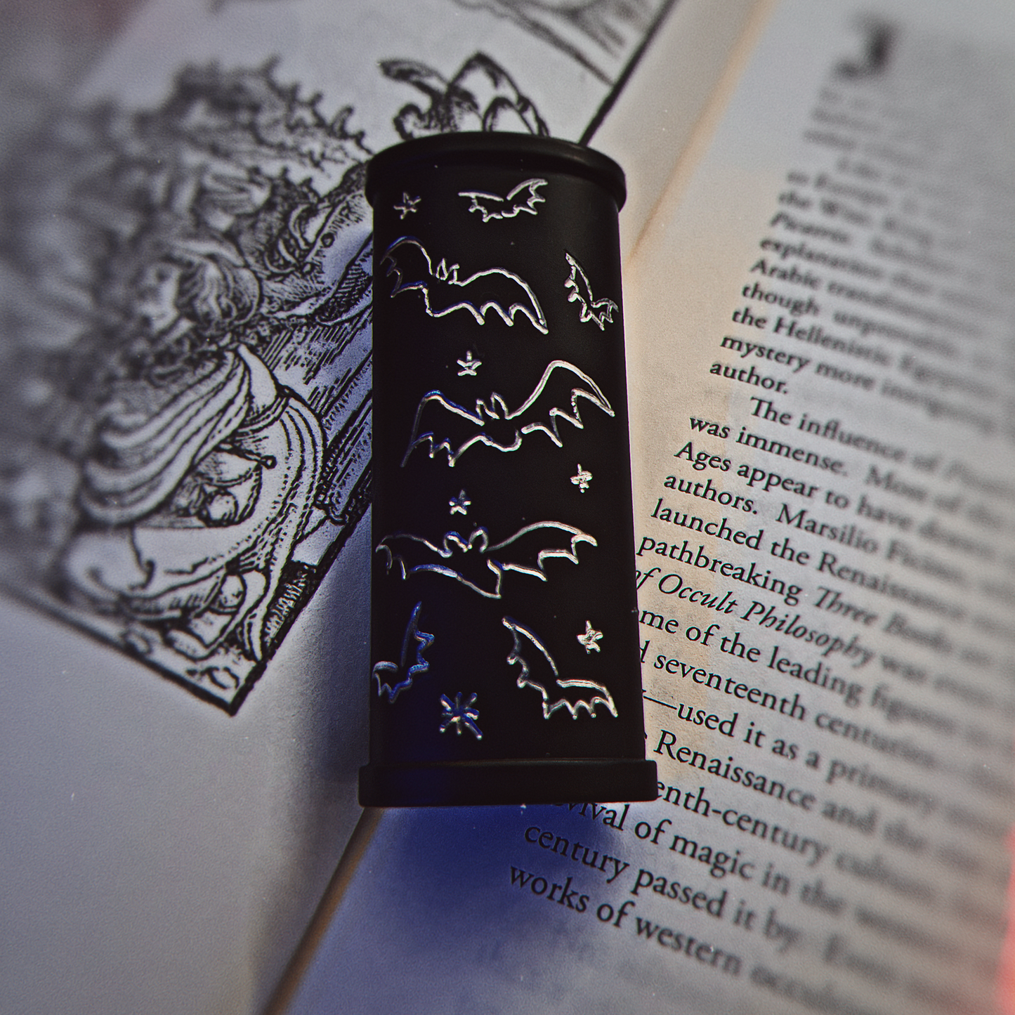 Hand Engraved BATS Lighter Sleeve