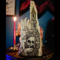 Castle Perilous | Hand Burned Medieval Wood Art