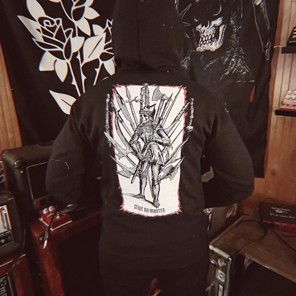 SERVE NO MASTER hooded sweatshirt