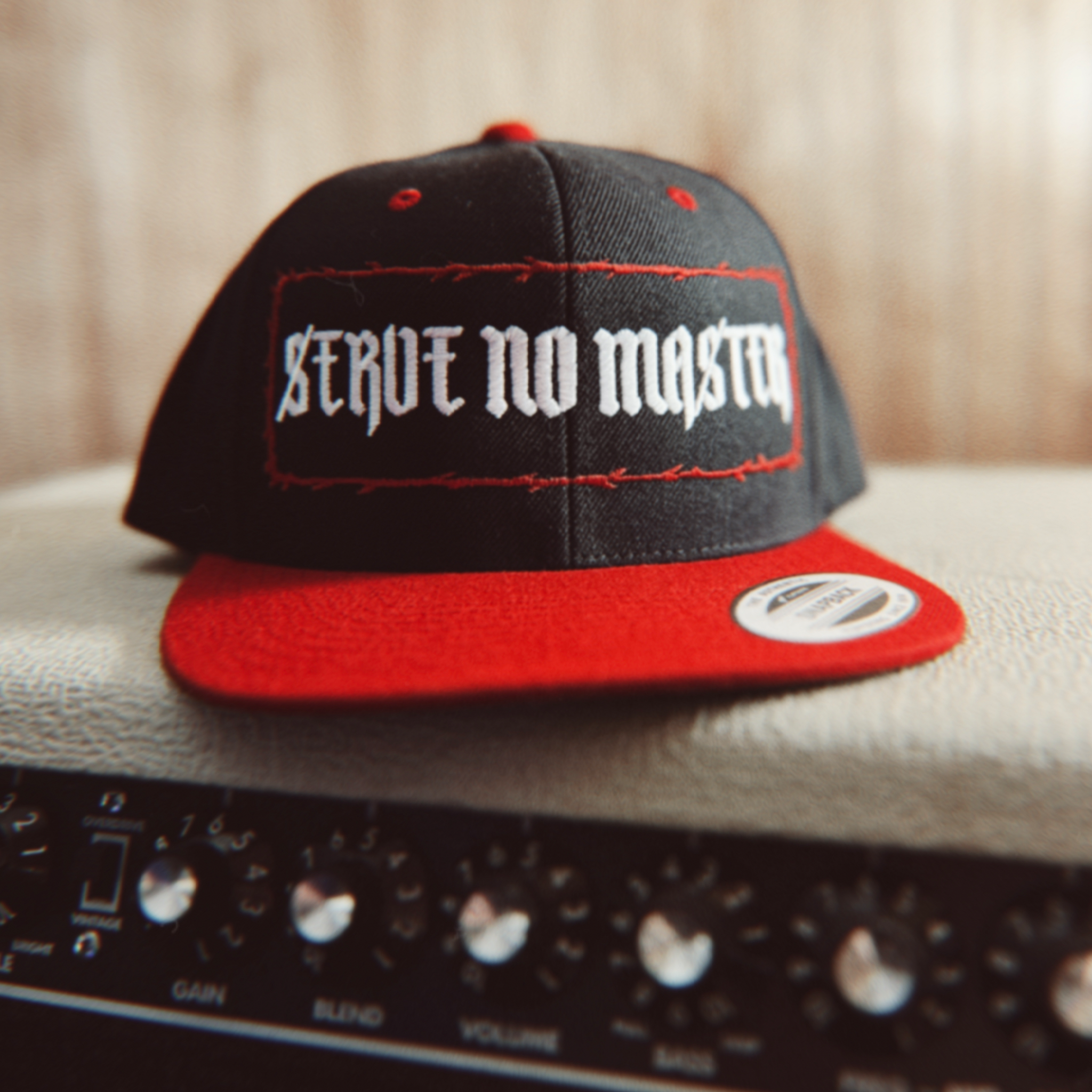 SERVE NO MASTER Snapback Hat