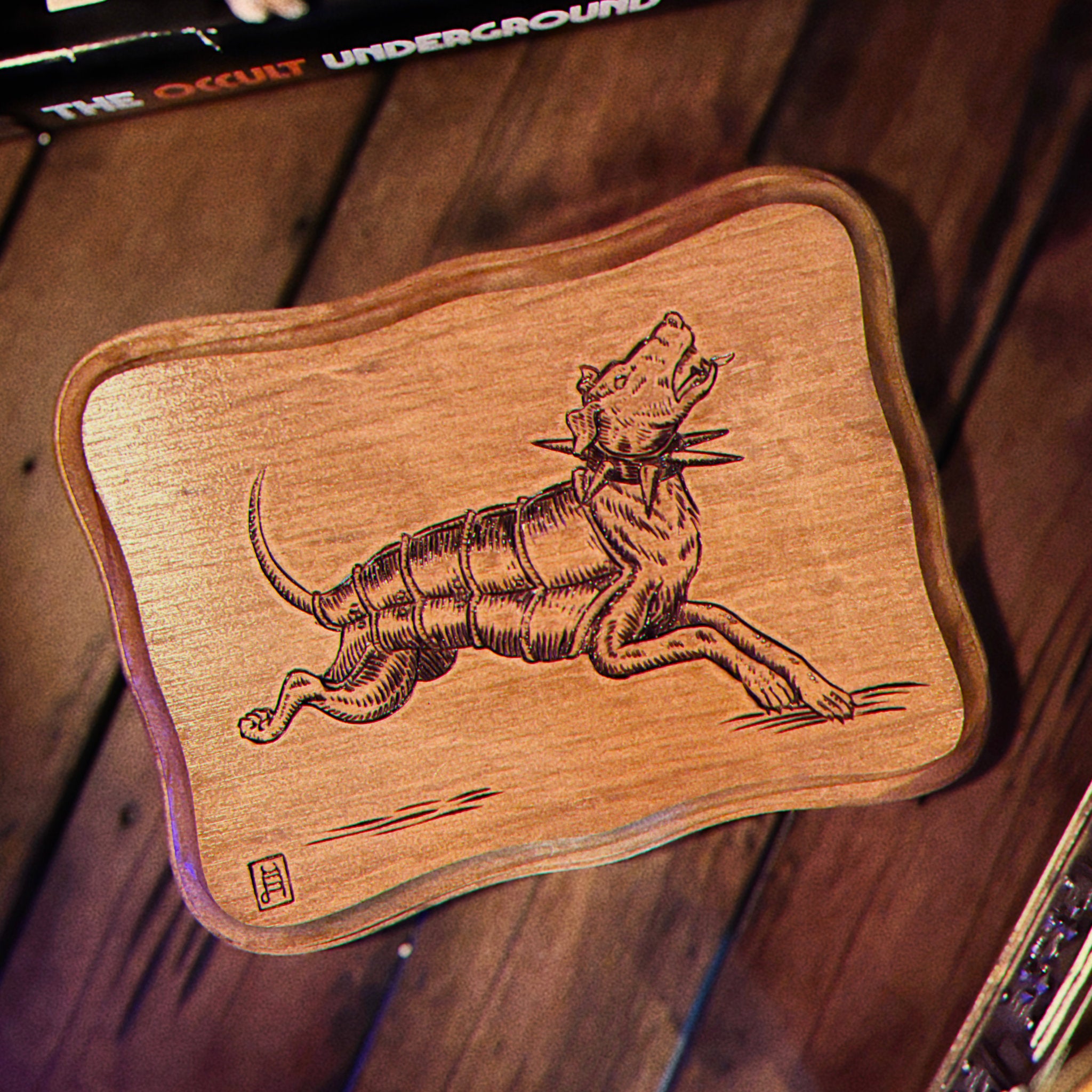 Medieval War Dog Spike | Hand Engraved Art