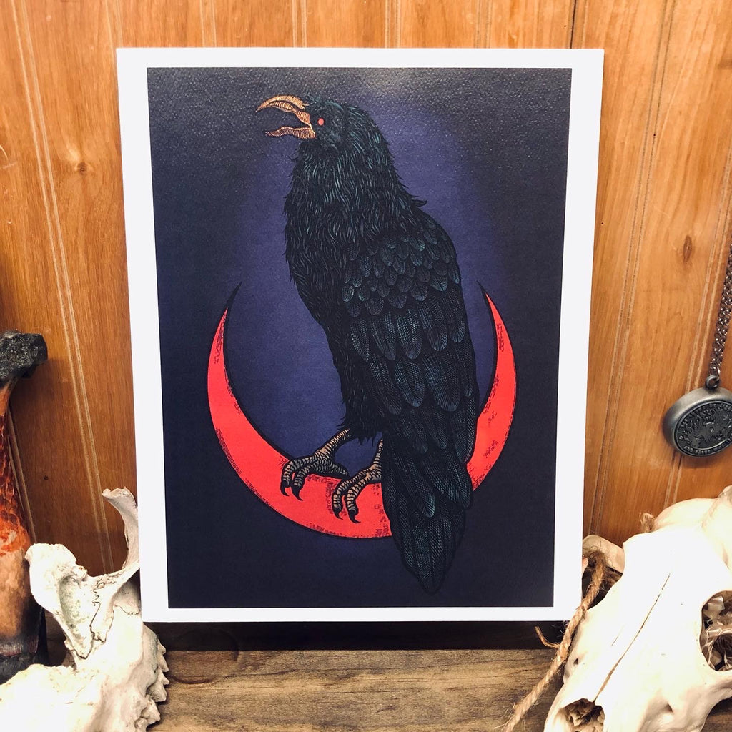 THEE RAVEN art print
