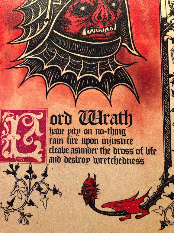 LORD WRATH art print