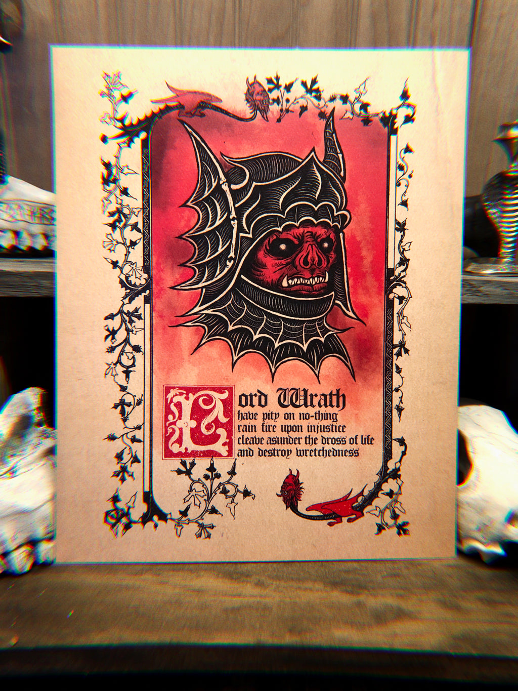 LORD WRATH art print