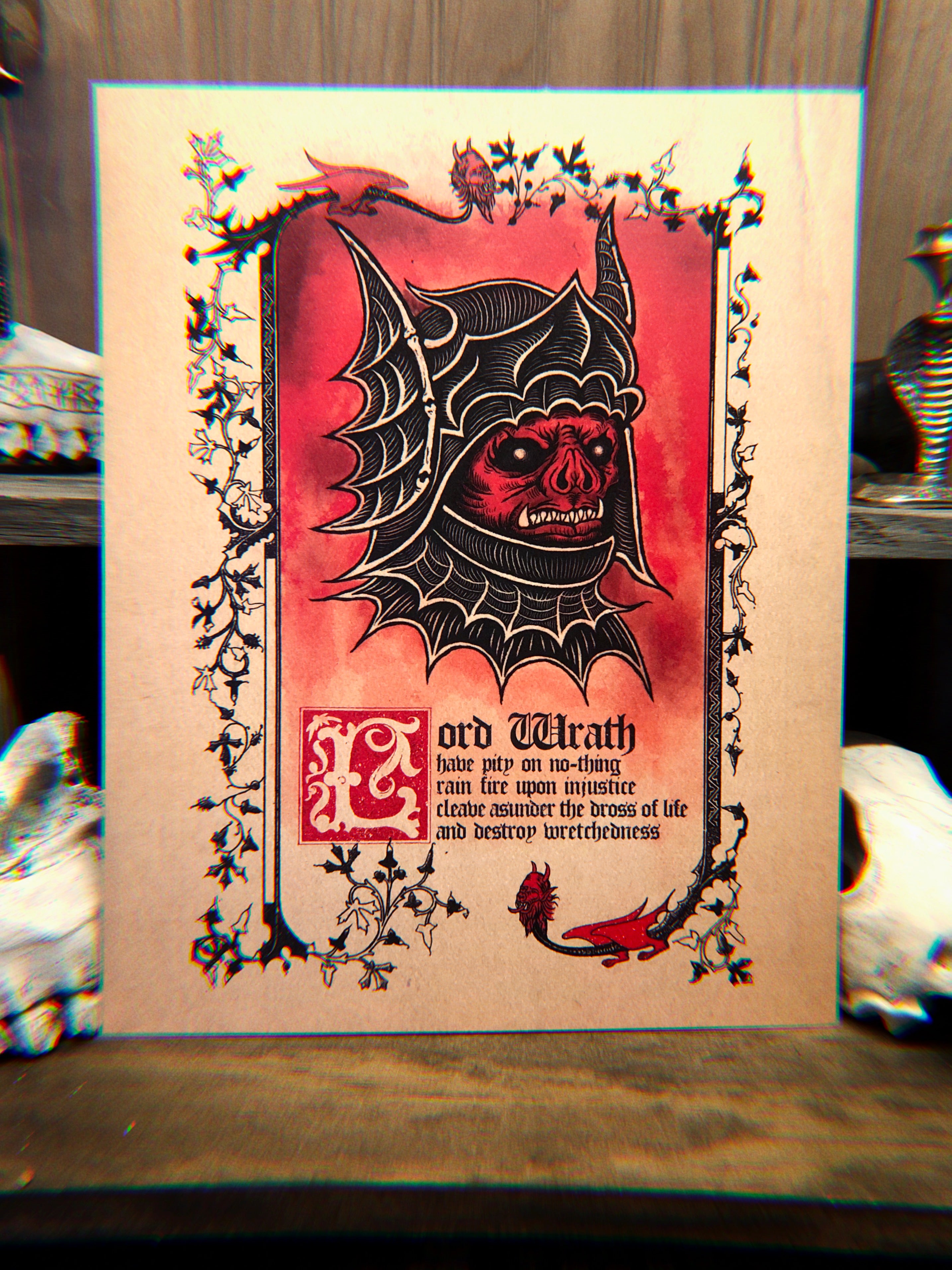 LORD WRATH art print