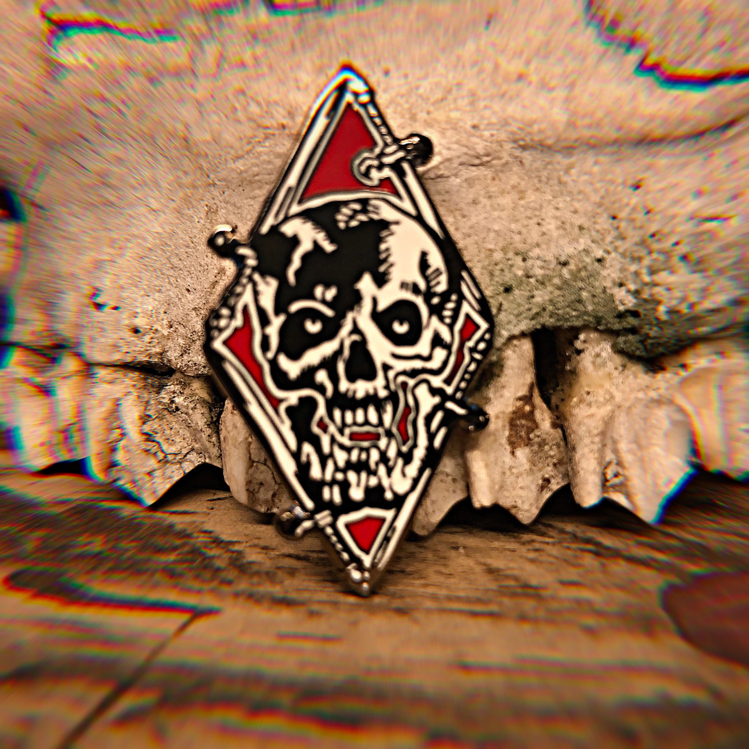 SWORD AND SKULL pin